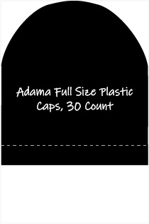 Adama Full Size Plastic Caps, 30 Count
